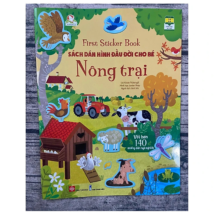 Sách – Sách dán hình đầu đời cho bé – Nông trại