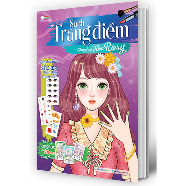 Sách Trang Điểm Công Chúa Hoa Rosy _MEGA