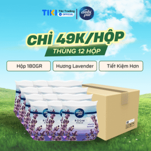 [Thùng 12] Sáp Thơm AMBIPUR 180G