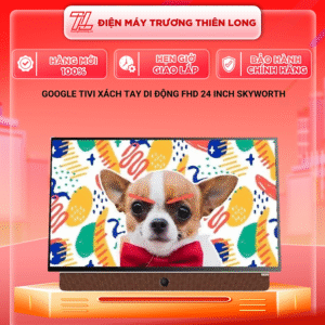 24P6300 - Google Tivi Xách Tay Di Động FHD 24 Inch Skyworth - Hàng Chính Hãng