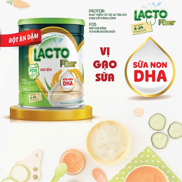 Bột Ăn Dặm Cao Cấp Lacto Fiber 320g