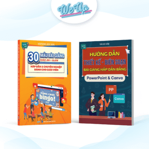 Combo 2 sách: 30 Mẫu bài giảng giáo án + Slide cho giáo viên , Hướng dẫn soạn bài bằng Powerpoint+Canva