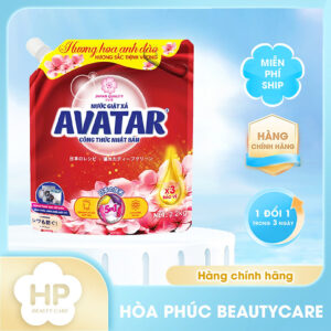 Combo 2 Túi Nước Giặt Xả Vải Avatar Hương Hoa Anh Đào Túi 4kg4