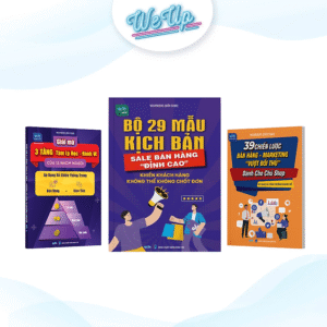 Combo 3 sách: Bộ 29 mẫu kịch bản sale bán hàng đỉnh cao, Giải mã 3 tầng tâm lý học, 39 Chiến lược bán hàng