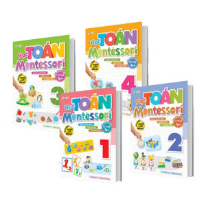 Combo Học Toán Montessori 1, 2, 3, 4 ( Phát triển trí tuệ 4+)