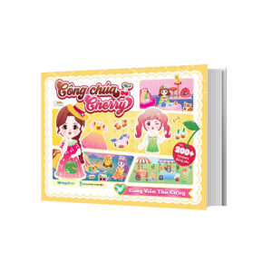 Công chúa Cherry - Công viên thú cưng - Sách bóc dán sticker cho bé gái