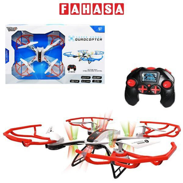 Đồ Chơi Siêu Drone Quadcopter Điều Khiển Từ Xa - Vecto VTX11/RD - Màu Đỏ