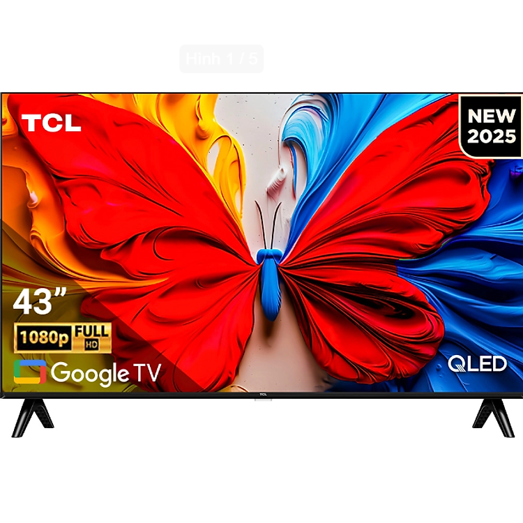 Google Tivi QLED TCL Full HD 43 inch 43S5K – Hàng chính hãng