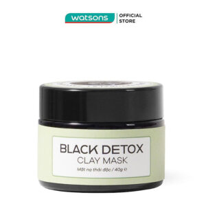 Mặt Nạ Đất Sét Zakka Naturals Thải Độc Da Black Detox Clay Mask 40g