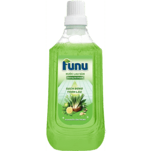 Nước lau sàn Funu sả chanh, sạch ngay sau một lần lau không cần lau lại với nước - Hàng chính hãng
