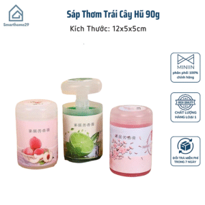 Sáp Thơm Trái Cây Hũ 90g – Khử Mùi, Tạo Hương Dịu Nhẹ - HÀNG CHÍNH HÃNG MINIIN