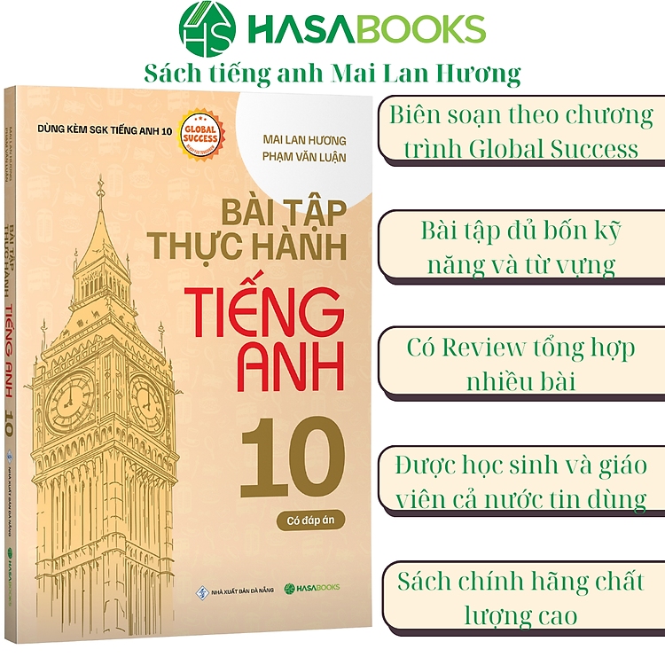 Bài Tập Thực Hành Tiếng Anh 10 Global Success (Có Đáp Án) – Mai Lan Hương