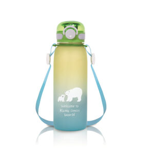 BÌNH UỐNG NƯỚC CÓ ỐNG HÚT CHO BÉ BẰNG NHỰA TRITAN KU5620 - 700ML