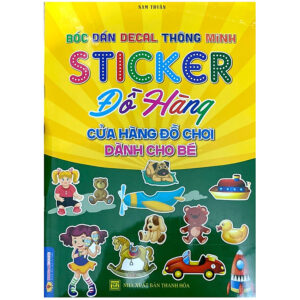 Bóc Dán Decal Thông Minh Sticker Đồ Hàng Cửa Hàng Đồ Chơi Dành Cho Bé - HA
