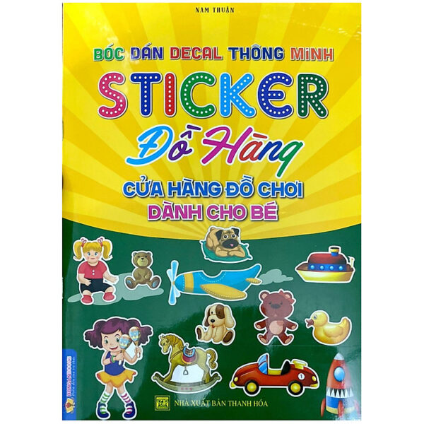 Bóc Dán Decal Thông Minh Sticker Đồ Hàng Cửa Hàng Đồ Chơi Dành Cho Bé - HA