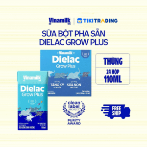 [ĐỘC QUYỀN ONLINE] Thùng 24 Hộp Sữa Bột Pha Sẵn Dielac Grow Plus 110ml