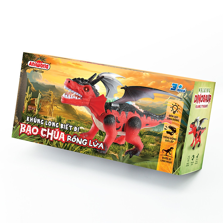 Đồ Chơi Mô Hình Khủng Long Biết Đi – Bạo Chúa Rồng Lửa DK81329