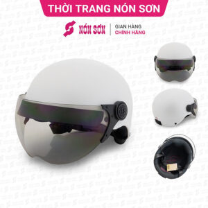 Mũ bảo hiểm có kính NÓN SƠN chính hãng CKT-TR110