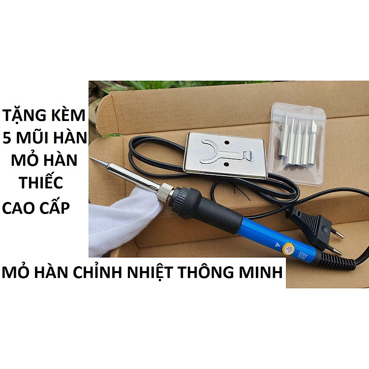 Mỏ Hàn Chỉnh Nhiệt 60W 907 – Tặng 5 Mũi Hàn | Mỏ Hàn Điện Tử Chỉnh Nhiệt, Mỏ Hàn Thiếc Chuyên Dụng