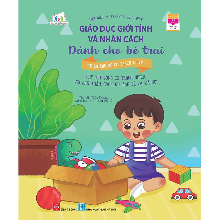 Sách Giáo Dục Giới Tính Và Nhân Cách Dành Cho Bé Trai – 5 – 12 Tuổi – Bộ 4 Cuốn + Lẻ