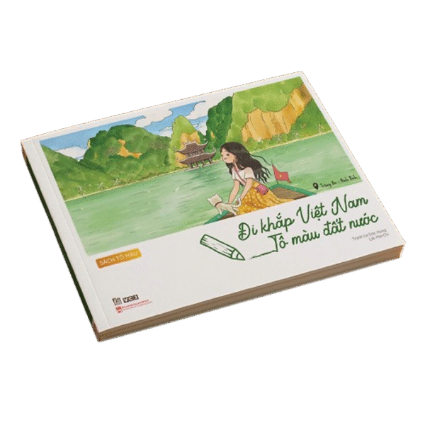 (Sách tô màu) ĐI KHẮP VIỆT NAM - TÔ MÀU ĐẤT NƯỚC - Lê Đức Hùng – Mai Chi - Tằm Books