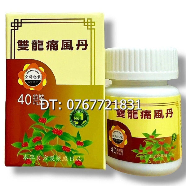 Song long Thống phong đan - Hộp 40 viên - Xuất xứ Malaysia - Mã số 1526